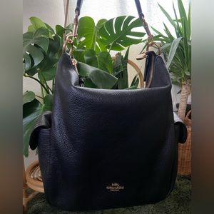 black coach bag